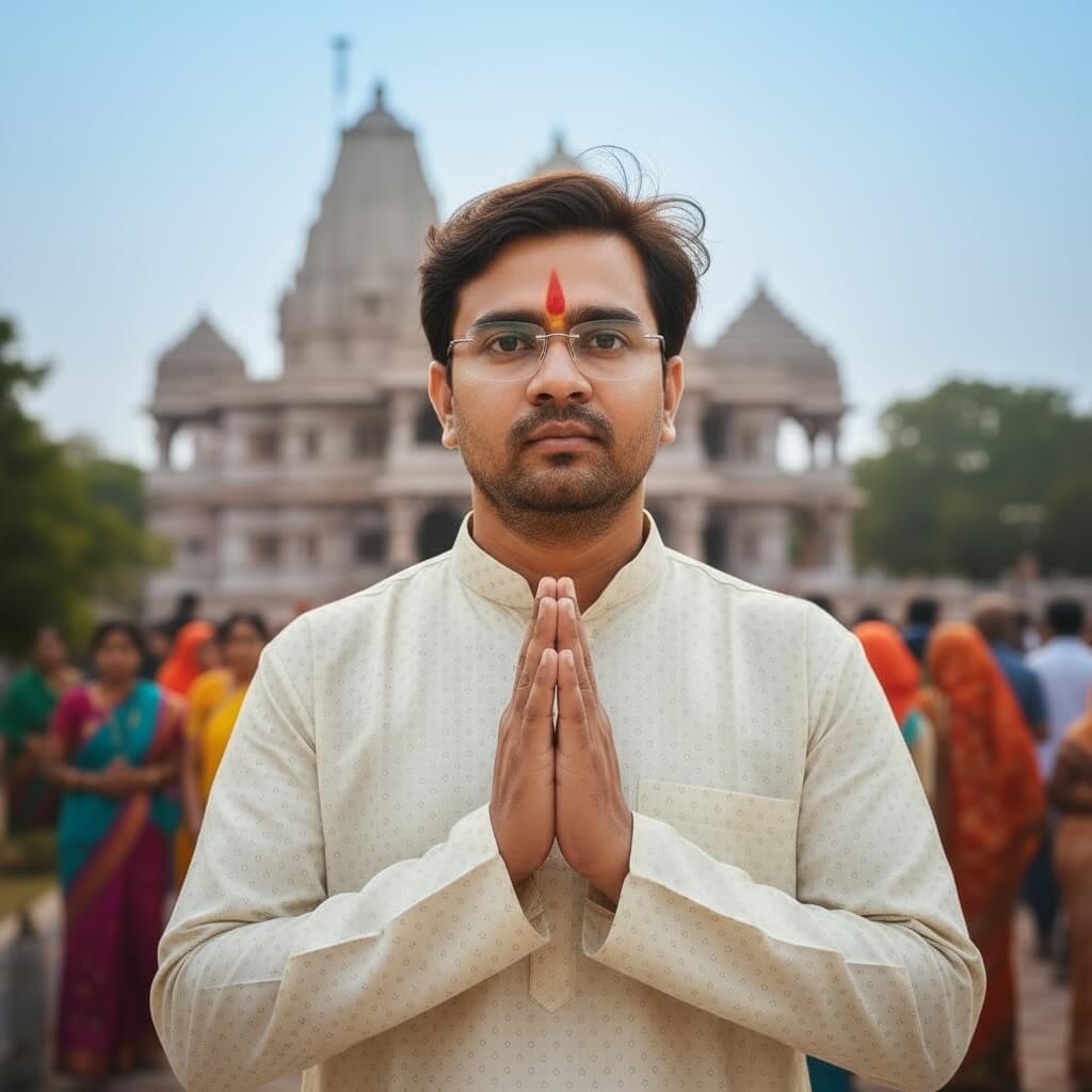 Saurabh Satyaram, a Hanuman devotee from Jaipur